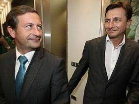 Karl Erjavec in Borut Pahor