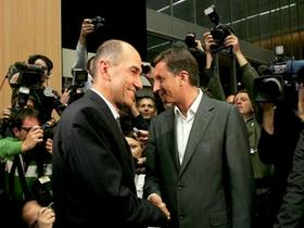 Janez Janša in Borut Pahor