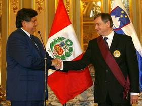 Danilo Türk in Alan Garcia Perez