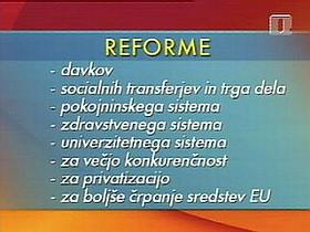 Predlagane reforme