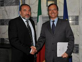 Avigdor Liberman in Franco Frattini