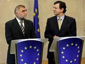 Stipe Mesić in Jose Manuel Barroso