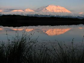 Pogled na Mount McKinley z Reflection Ponda