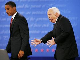 Barack Obama in John McCain
