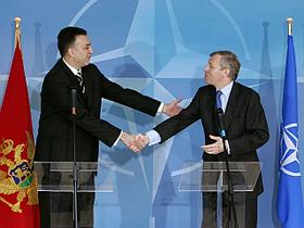 Filip Vujanović in Jaap de Hoop Scheffer
