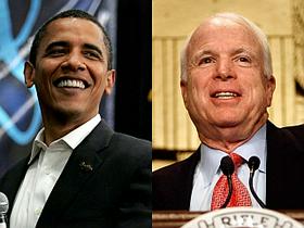 Barack Obama in John McCain