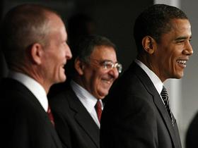 Dennis Blair, Leon Panetta in Barack Obama