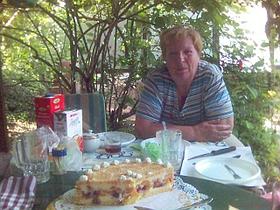 Dragica Novak na praznovanju svojega 70. rojstnega dneva