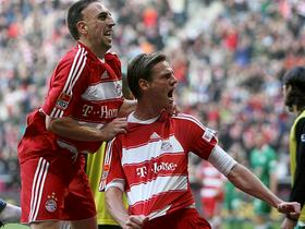 Frank Ribery in Tim Borowski