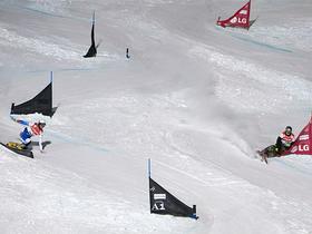 Simon Schoch in Rok Flander