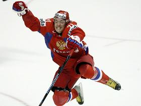Zlati Ilija Kovaljčuk ob zmagivtem goluv Quebecu 2008