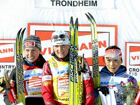 Justyna Kowalczyk, Petra Majdič, Masako Išida