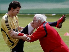 Luis Aragones in David Villa