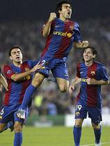 Xavi, Deco in Lionel Messi