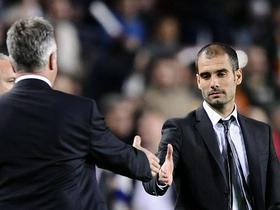 Guus Hiddink in Pep Guardiola