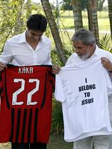 Kaka in Luiz Inacio Lula da Silva