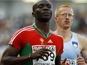 Francis Obikwelu in Matic Osovnikar Francis Obikwelu in Matic Osovnikar
