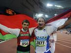 Primož Kozmus in Vadim Devjatovski