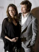 Angelina Jolie in Brad Pitt