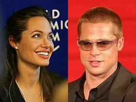 Angelina Jolie in Brad Pitt