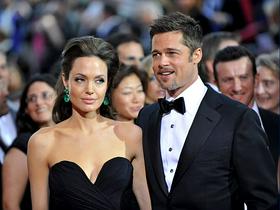 Angelina Jolie in Brad Pitt