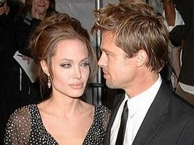 Angelina Jolie in Brad Pitt
