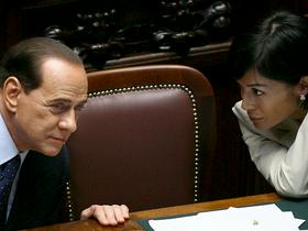 Silvio Berlusconi in Mara Carfagna