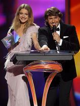 Natalija Vodianova in Andrej Malahov
