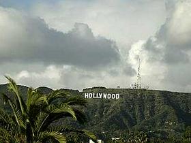 Pogled na hollywoodski grič z Los Angelesa