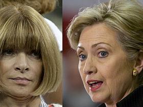 Anna Wintour, Hillary Clinton