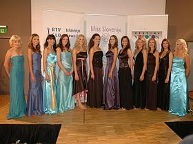 Finalistke za mis Slovenije leta 2007