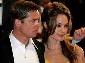 Brad Pitt in Angelina Jolie
