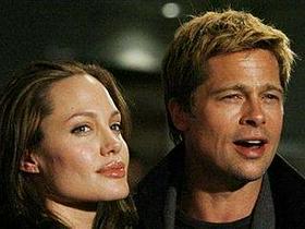 Angelina Jolie in Brad Pitt