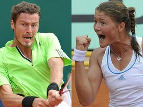 Marat Safin in Dinara Safina