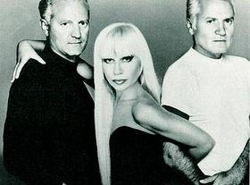 Santo, Donatella in Gianni Versace