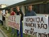 Prebivalci Tenetiš so odločeni, da se bodo širjenju deponije uprli tudi z državljansko nepokorščino. Foto: RTV SLO