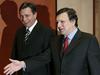 Pahor je izpostavil, da je večina zakonov iz izhodne strategije pod streho in da mu je predsednik Evropske komisije Barroso dejal, da je Slovenija v Evropski uniji po tem med najboljšimi. Foto: Reuters