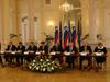 Podpis sporazuma je bil v kristalni dvorani palače na Prešernovi ulici v slavnostnem vzdušju. Foto: RTV SLO