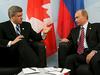 Stephen Harper in Vladimir Putin