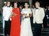 Princ Albert, kneginja Grace, princesa Caroline in knez Rainier