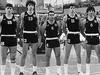 Zlata grška udarna peterka iz leta 1987. Od leve proti desni stojijo Fanis Christodolou, Panagiotis Fassoulas, Nik(os) Galis, Anargiros Kambouris in Pangiotis Yannakis.