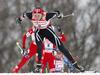 Justina Kowalczyk pred Libercem ni osvojila niti ene medalje na SP-jih, zdaj se v domovino vrača s tremi. Slaba dva km pred ciljem je močno pospešila. Foto: EPA