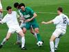 Pavlin in Ibraimi sta dosegla hat-trick za visoko zmago Olimpije in jo dokončno popeljala v 1. ligo. Foto: NK Olimpija