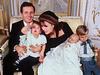 Stefano Casiraghi in princesa Caroline z otroki