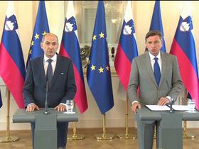Pahor bo mandat podelil Janši, ki bo v vlado povabil vse stranke