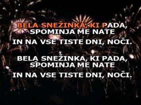 30 let pesmi Bela snežinka