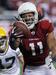 Larry Fitzgerald je v končnici odigral svojo peto tekmo in tudi tokrat dosegel vsaj en zadetek. Skupaj jih ima 9. 26-letnik je proti Green Bayu ujel 6 žog, s katerimi je nabral 82 jardov. Foto: EPA