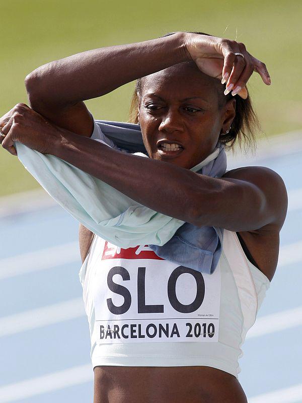Merlene Ottey, ki od leta 1998 živi v Ljubljani, je osvojila devet olimpijskih medalj, kar je rekord v ženski atletiki. Foto: Reuters