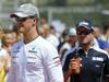 Michael Schumacher in Rubens Barrichello