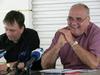 ZSSS ne sprejema vladnega predloga in napoveduje upor z vsemi sredstvi, med katerimi je tudi naknadni zakonodajni referendum. Foto: MMC RTV SLO/Aleksandra K. Kovač